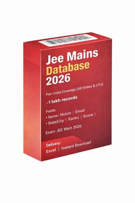 JEE 2026 candidate data — Pan India