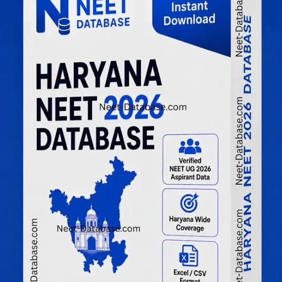 NEET 2026 candidate data — Haryana